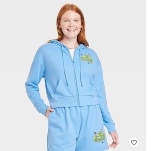 Sesame Street hoody and shorts